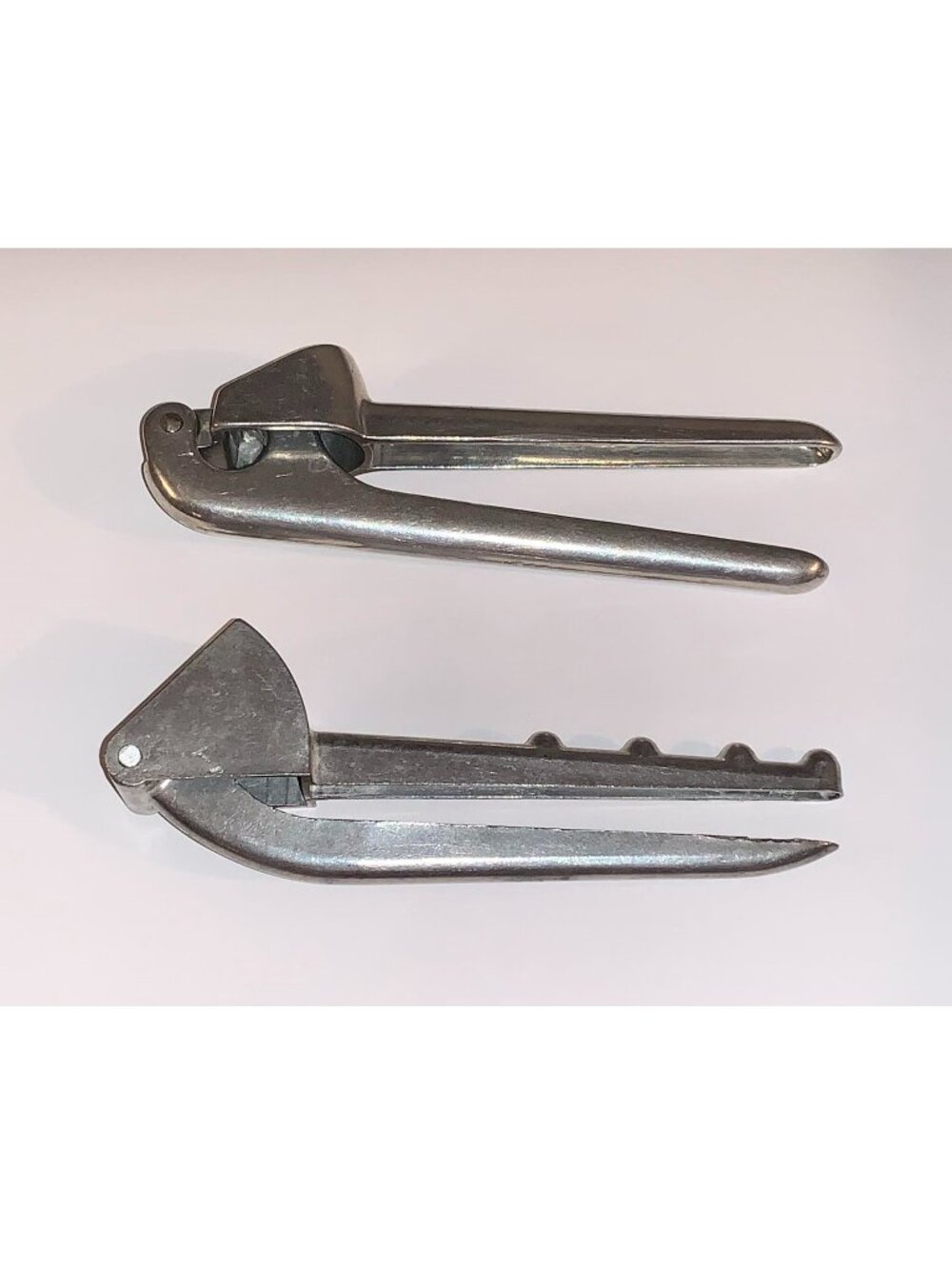 Lot of 2 Vintage Garlic Press Crusher (1) Italy (1) Japan